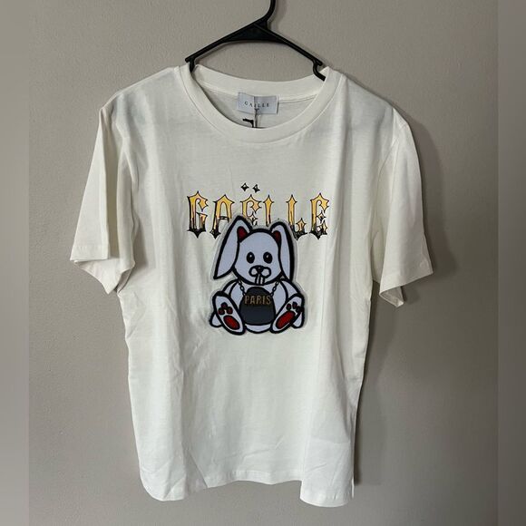 Gaelle Paris T-Shirt Woman White Bianco - Picture 5 of 11